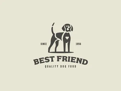 Dog logo animal branding dog dog food hound hunting logo mark minimal minimalism negative space simple