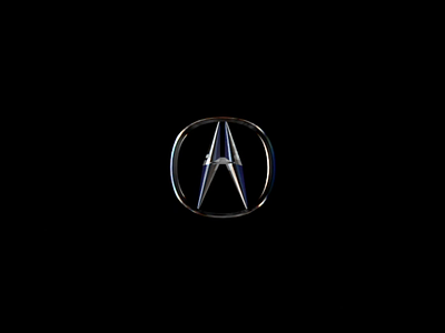 Acura logo animation 3d abstract animation app art automotive automotive design c4d glass illustration intro logo motion splash