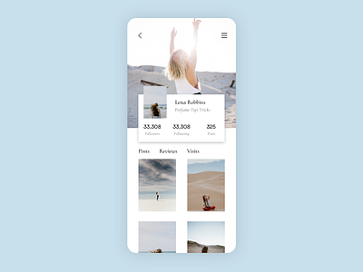 Influencer App app design influencer mobileapp social travel ui ux