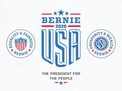 Bernie For President ... 2020 badge bernie bernie sanders branding campaign democrats design gift items label lettering logo merchandise sanders typo typography us elections usa vector vector graphic