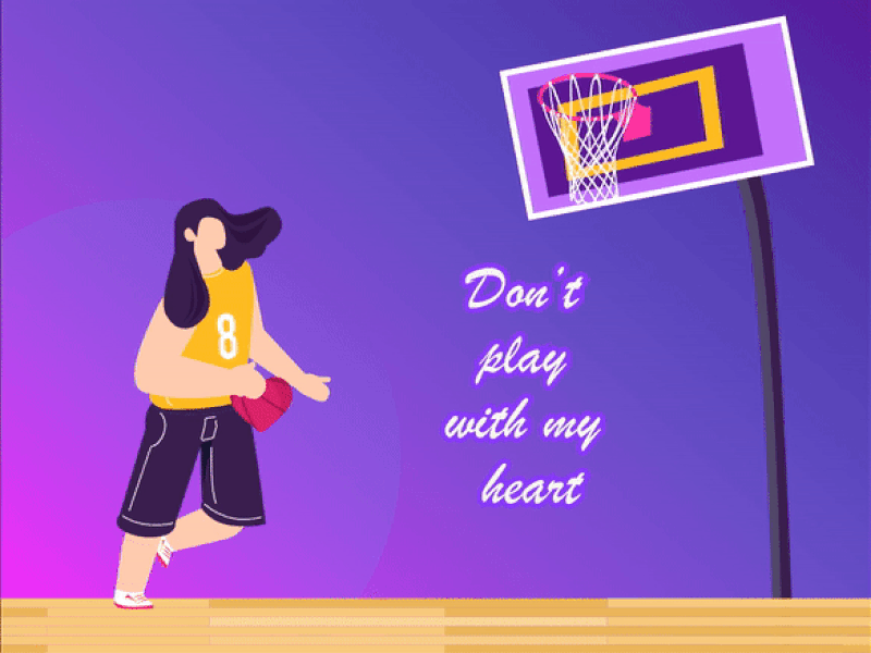 Don't play with my heart adobexd colorful dribbble best shot illustration love