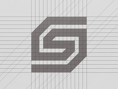 Letter S Monogram Logo Design Grid Process abstract abstract logo branding design grid grid logo identity letter letter s logo logo design lux luxury monogram monograms panter panter vision s symbol typeface