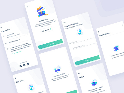 Android App - Rubique android design finance icons illustration ui ux