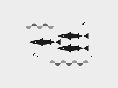 Iceland Fish WIP animals branding earth fish flat design iceland icon identity illustration logo nature ocean reykjavik sea life travel vector water