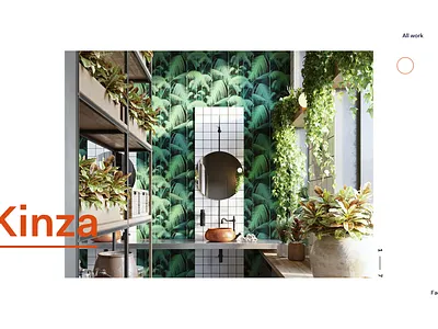 Architecture studio website architecture art interior landing minimal typography web design webdesign