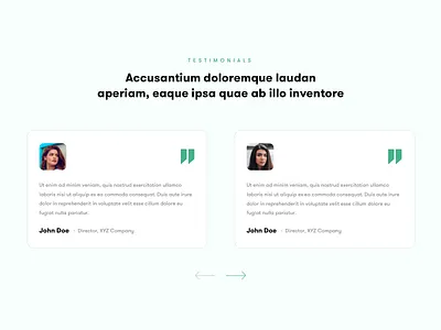Testimonial Slider / Client Reviews app app design application client columns home homepage marketing minimal minimalist navigation promotion promotional design quotes reviews slider slideshow testimonial testimony