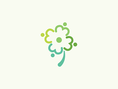 Clover Community care clover community design fresh group human logo logo design logos luck lucky medic natural nature people person plant