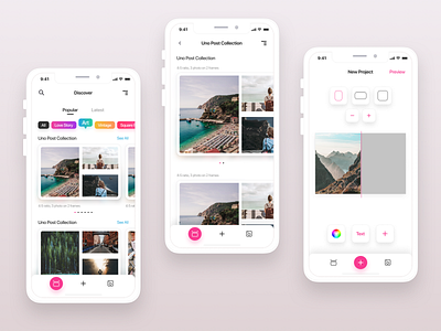 Instagram Templates app design instagram instagram post instagram stories instagram template mobile photo social template templates ui ux