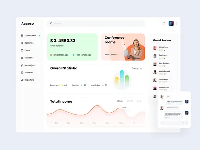 Acceso Web Application analytics app booking app card ui clean dashboad dashboard app interface minimal nazmul hassan page product product design typography ui uigeek ux