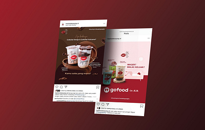 Instagram ads ads beverage design instagram post social media pack