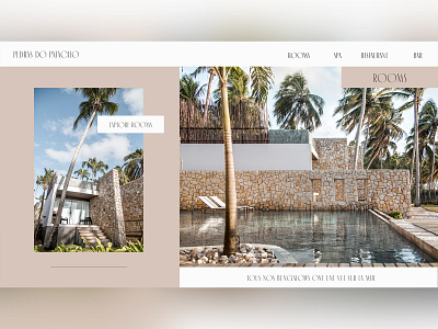 Rooms minimalist hotel adobexd architecture hotel minimalist ui web webdesign