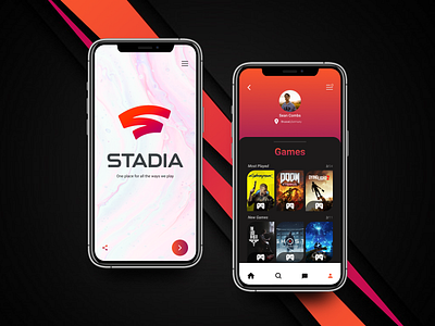 Google Stadia App Design @uiux @webdesign @prototyping @uxui @web @prototyping @uxui @webdesign @prototyping app branding design ui ux web