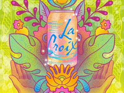 La Croix Worship advertising design digital illustration illustration la croix procreateapp
