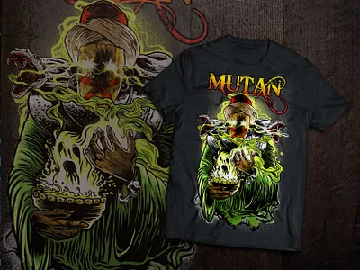 t shirt mutant front adobe illustrator digital painting illustration photoshop