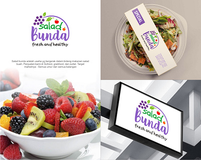 Logo Design for Salad Bunda branding design illustration logo logo design logo designer logodesign logos logotype salad salad logo vector