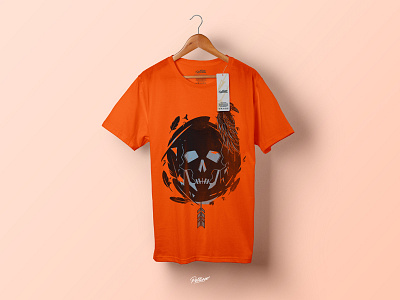 Skull fashion illustration skull t shirt