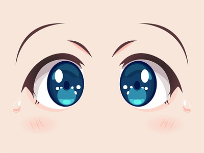 Anime eyes anime cute eye eyes illustration tutorial vector