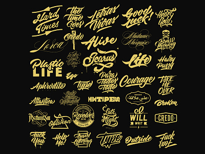 Letras Vivas black brand brands calligraphy design instagram lettering logo logos typography