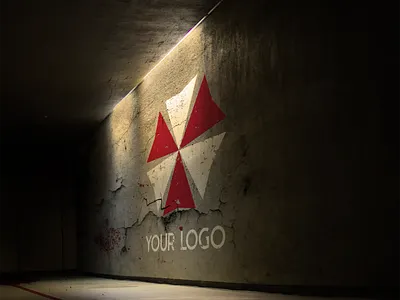 Free Pandemic Logo MockUp branding corona coronavirus covid 19 free freebie graffiti identity logo mockups mural pandemic photoshop psd realistic streetart wall art walls