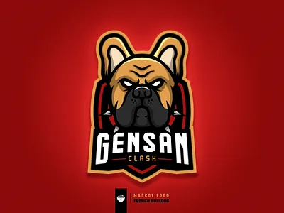 French Bulldog Mascot Logo esportlogo esports logo french bulldog gaming logo gaming logos graphicdesign illustration logo logo design mascot design mascot logo mascot logo design sports logo