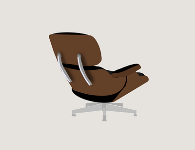 Eames chair illustraion procreate