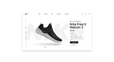 Nike Shoes branding nike nike shoes sports sports design sportswear ui ui ux ui design uidesign uiux web web design website website concept website design website designing