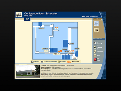 Facility Scheduler app product design ui ux web design