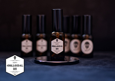 Colloidal Silver Logo Printed branding design logo