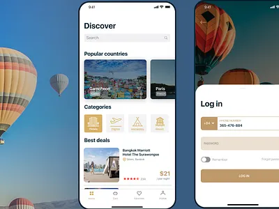 GO - App travel animation app dashboard design design minimal travel travel app typography ui ux web