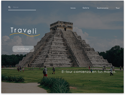 Traveli design responsive travel traveling ui ux web