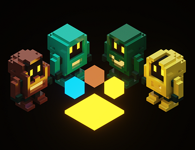 Voxel Robots robots voxel voxels