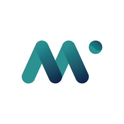 Meetium Logo Final branding design flat illustration logo minimal typography vector