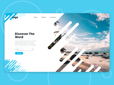 Travel landing page UI adobe xd design alif emran emon design landing page design theme design travel app travel app design travel landing page travelling ui ui design web templates web templates design web theme design