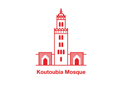 Koutoubia Mosque branding design digital art dribbble icon logo vector