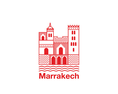 Marrakech branding city design dribbble icon illustrator logo vector