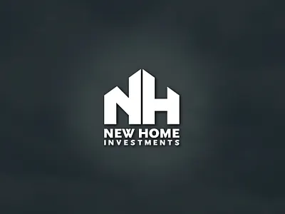 NHI brand branding business design home logo logodesign logotype nikitiuk real estate realestate никитюк