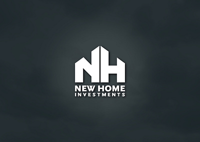 NHI brand branding business design home logo logodesign logotype nikitiuk real estate realestate никитюк