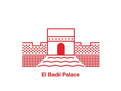 El Badii Palace branding design digital art dribbble icons logo vector