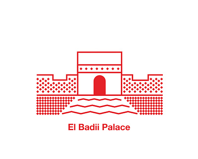 El Badii Palace branding design digital art dribbble icons logo vector