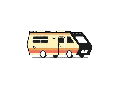 Breaking Bad RV breaking bad breaking news bullet car drugs gas gun hole illustration illustrator meth mexico road trip roadtrip rv sticker stickers truck yellow