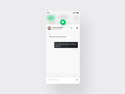 xStation Mobile - Chat&Call interaction 2020 ae animation app call chat exchange interaction message mobile motion product design ui ux
