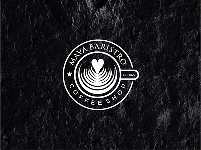 Logo Mava Baristo Vol. 2 branding coffee design icon logo vector