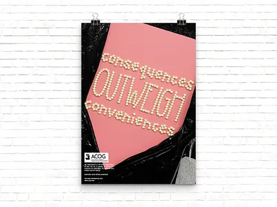 Birth Control PSA Poster illustration poster