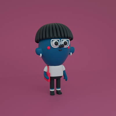 Froshmin from ART SQOOL 3d art sqool character character design cinema 4d cute froshmin illustration julian glander render