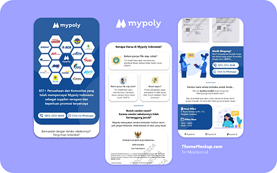 Mypoly.co.id Mobile Web UI adobe xd design flat freebie freebie xd freebies ui ui ux ui design uidesign uiux ux web web design website website design xd xd design xd ui kit