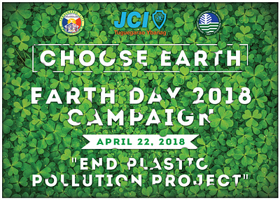 Earth Day 2018 Campaign Poster design illustration photoshop typography