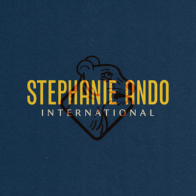 Stephanie Ando big cat brand identity illustration lioness logo logo design