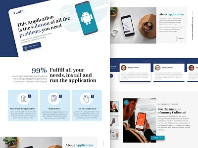 TunIn - Application Launch Concept aplication app branding consept exploration launch launching new template website website design