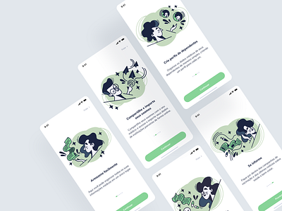 Memo - Onboarding app cloud design healthcare illustration management medical memo onboard onboarding product design storage ui ux