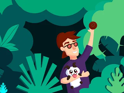 Give me a cookie! illustration personal brand social media vector web